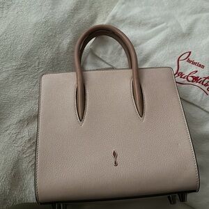 Christian Louboutin pale pink Paloma Tote
